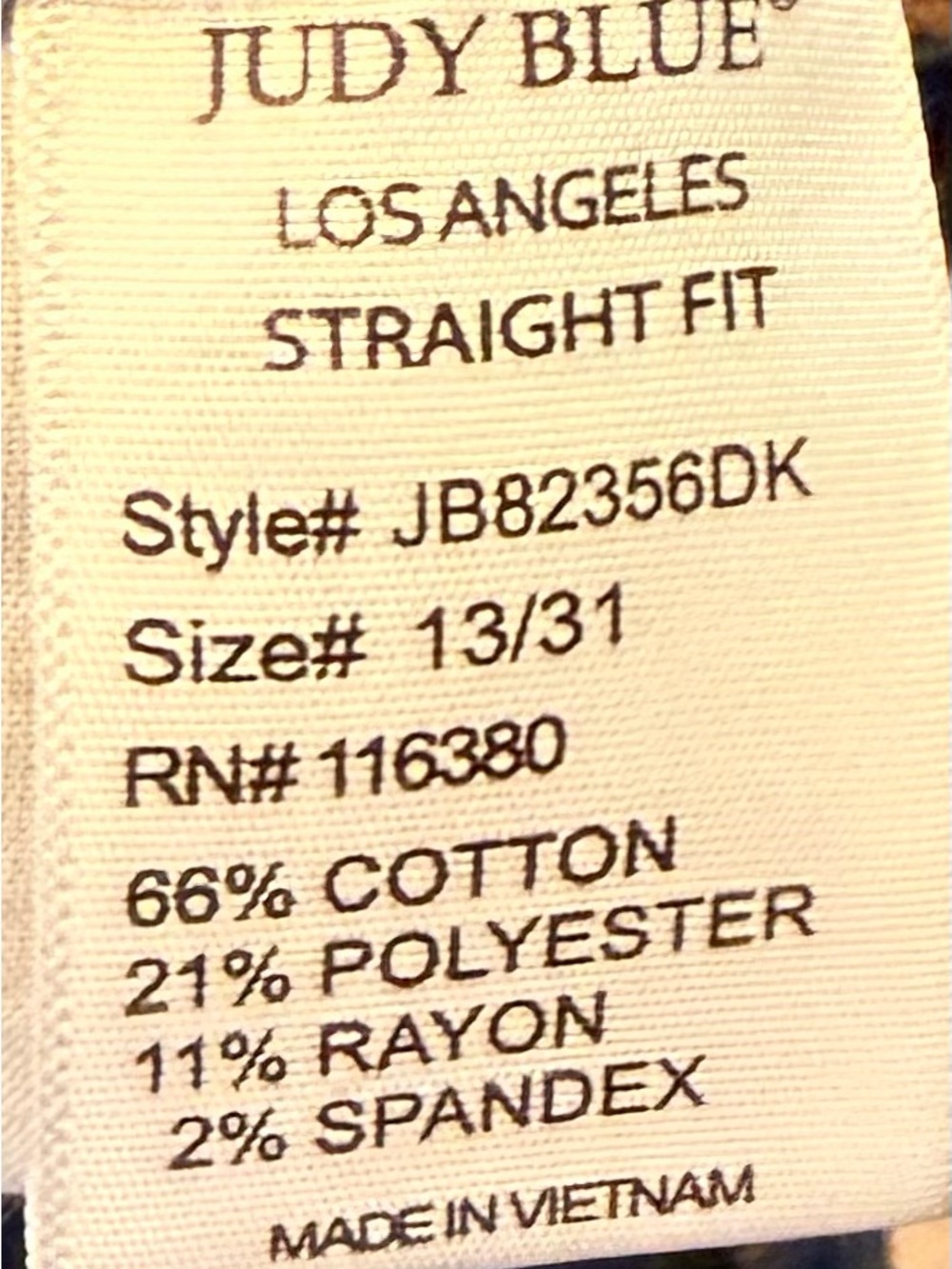 Judy Blue Straight Leg Cropped Jeans Med Wash Stretch Denim Cuff High Rise Sz 31 - Picture 12 of 15